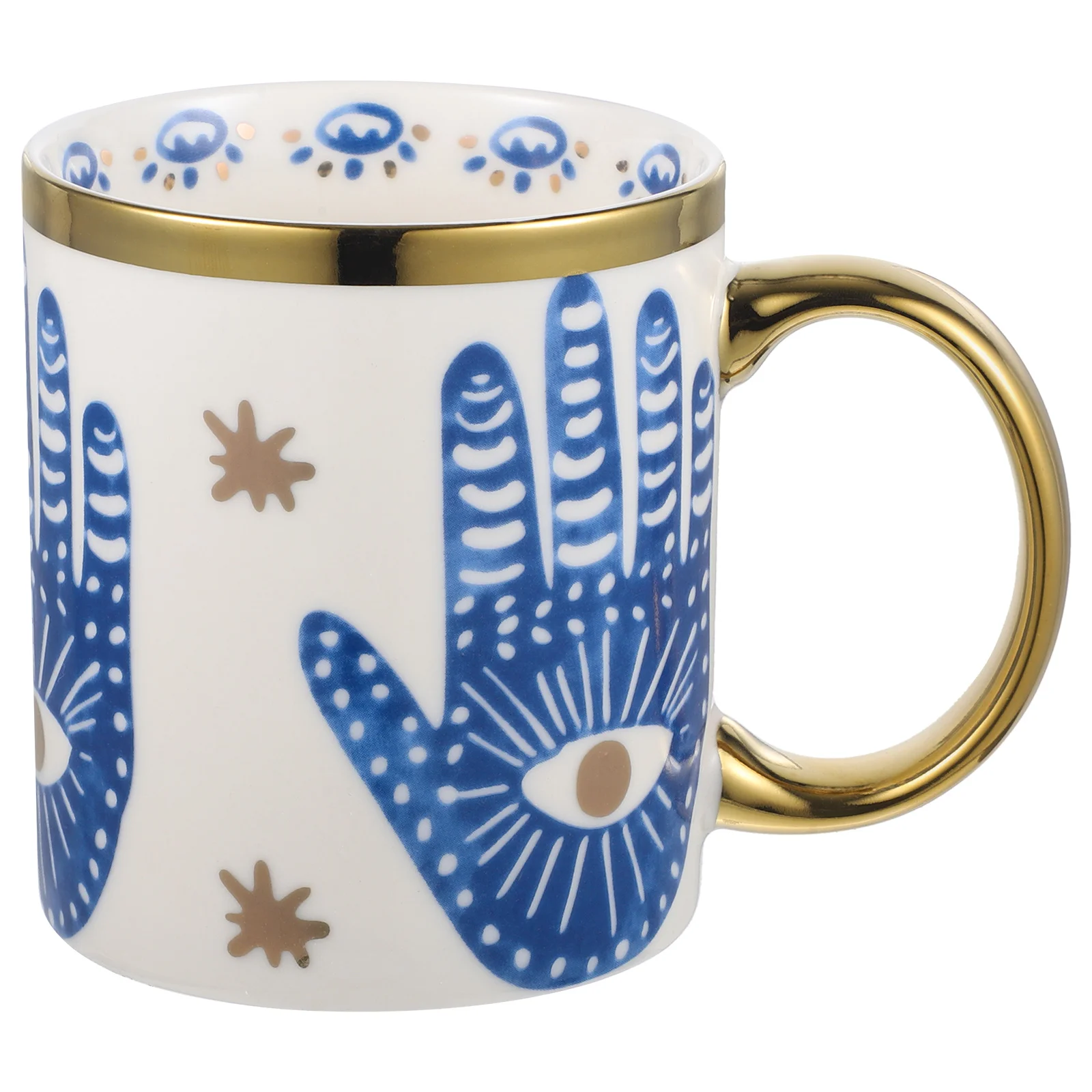 

Coffee Mugs Ceramic Water Delicate Milk Cup Anti-scald Ceramics Turkish Style Decorative Office