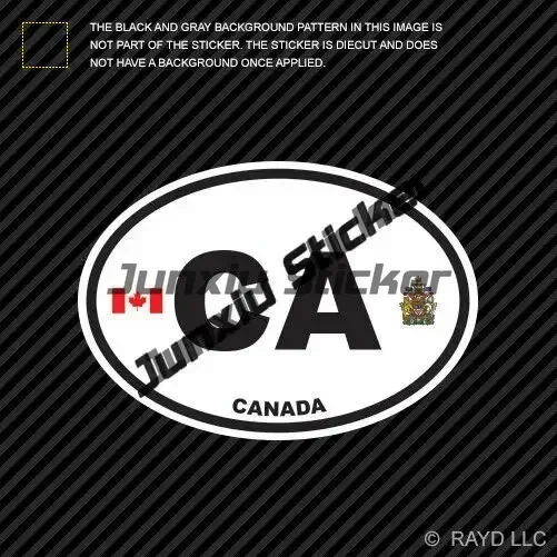 Наклейка с флагом Канады в форме кленового листа канадская любовь родной флаг