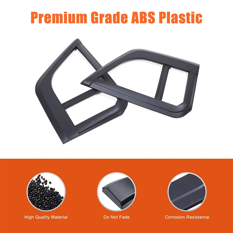 Для Mitsubishi Triton L200 2019-2023 ABS матовые черные автомобильные передние противотуманные