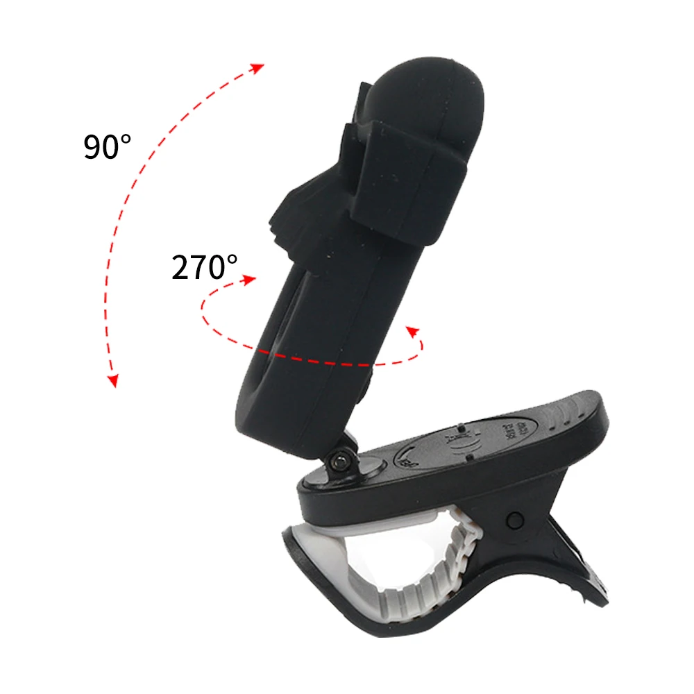 Мультяшный череп тюнер для бас-гитары Twelve Средний ритм скрипка гитара бас