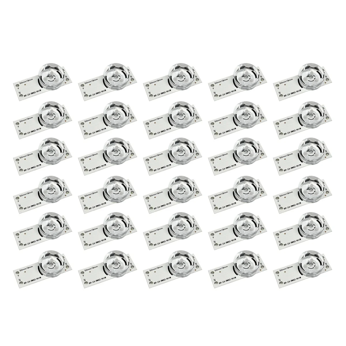 

30Pcs LG3535 LG6V Lamp Beads Lens Lamp Beads LCD TV LED Lamp Beads