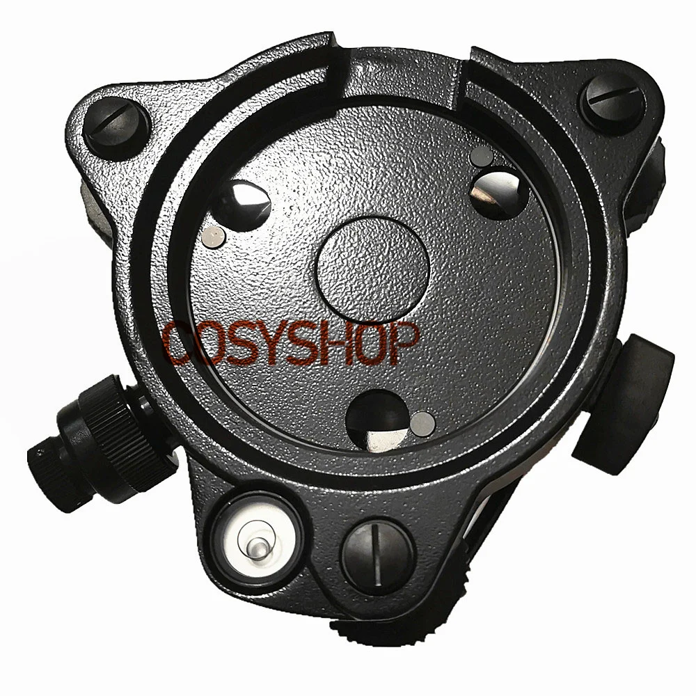 Черная требраха с оптическим вертикальным и GPS-адаптером, крепление 5/8"х11 с вращающимся винтом для тахеометра GNSS.