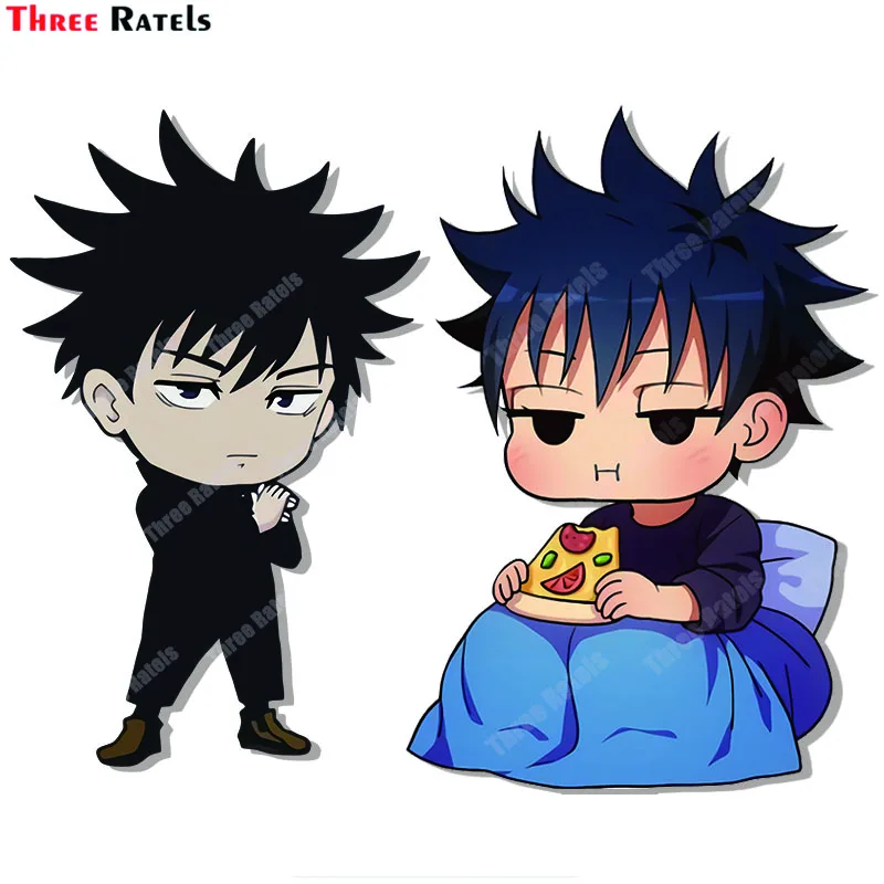 

Автомобильные наклейки Three Ratels A969 для разных участков ююютсу Kaisen - Megumi аниме, автомобильные наклейки, декоративные водонепроницаемые материалы