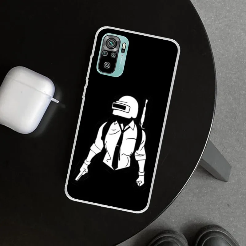 Чехол Pubg для телефона с популярной игрой Xiaomi 12 11T 10 9 Redmi Note 10S Pro 9A 8 прозрачный чехол