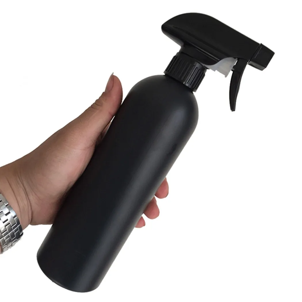 

500ml Hairdressing Spray Bottle Salon Barber Hair Tools Black Refillable Sprayer Alcohol Dispenser Gardening Plant Watering Cans