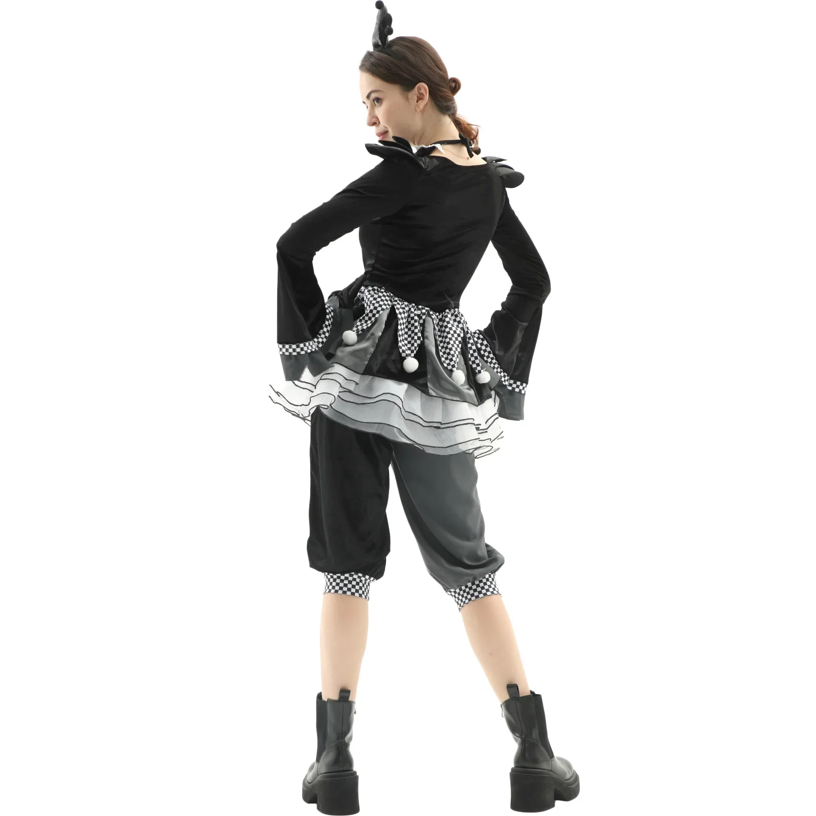 Костюм злого клоуна на Хэллоуин цирковая душа ужас косплей европейский и