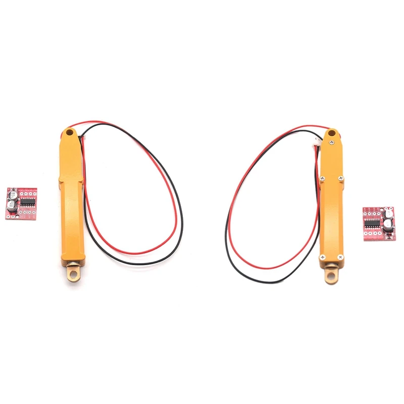 

NEW-2 Set N20 Electric Metal Push Rod Push Rod For Rc Excavator Dump Truck Metal Cylinder With Motor Drive Board, 6V & 12V