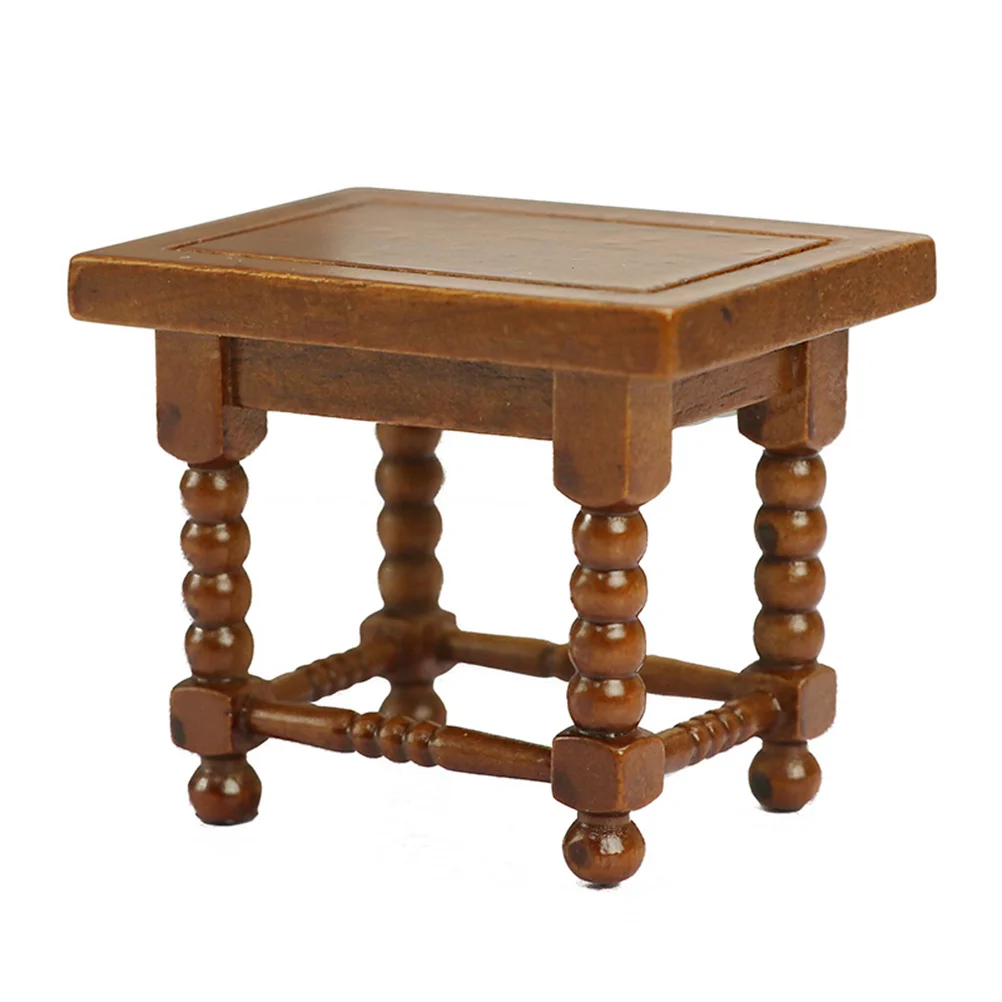 

Мини-домашний чайный столик, украшение, Миниатюрный стол, миниатюрная мебель для дома