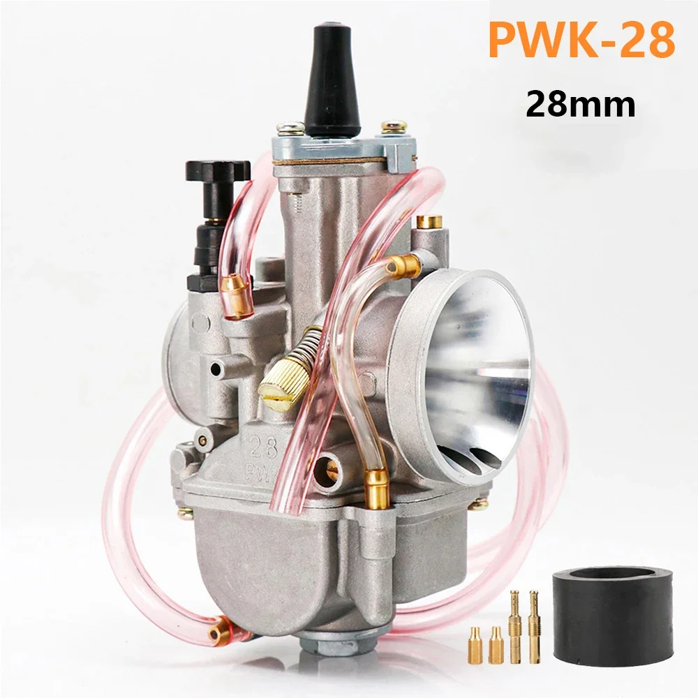 

Карбюратор PWK с Power Jet для Keihin 2T 4T ATV Quad Go Kart 75-250cc Универсальный мотоциклетный карбюратор PWK 24 26 28 30 32 34 мм