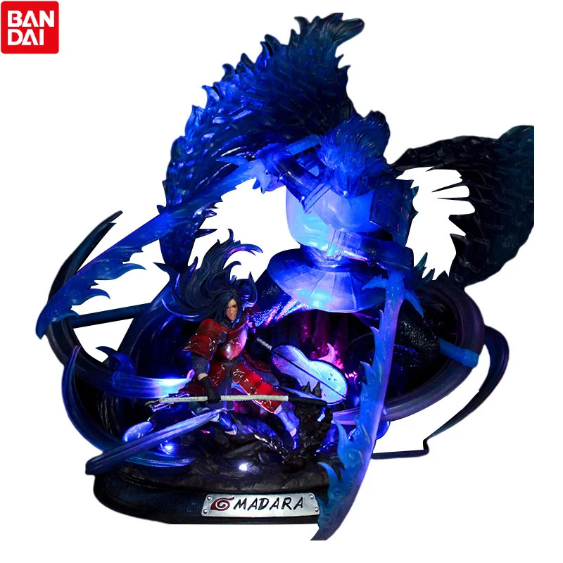 

GK Naruto Shippuden Anime Model Susanoo Uchiha Madara GK Action Figure Figma 36cm PVC Can Emit Light Model Collectible Toys Gift