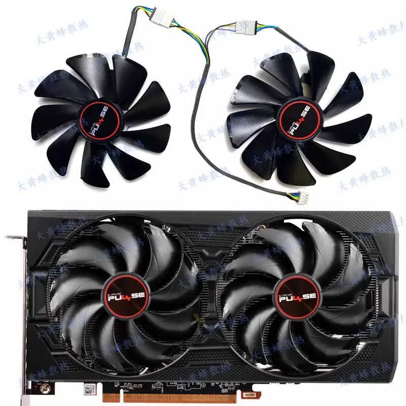 

Охлаждающие вентиляторы для видеокарты SAPPHIRE RX5600XT 6 ГБ PULSE BE FD10015M12D