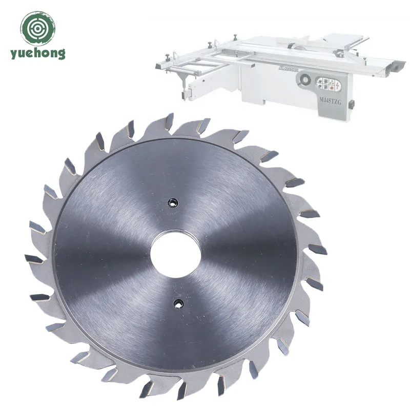 Woodworking Tungsten Steel Circular Scoring Saw Blade Cutting Dics for Panel Saw Sliding Table Saw Wood Cutting 120mm  (12+12)T