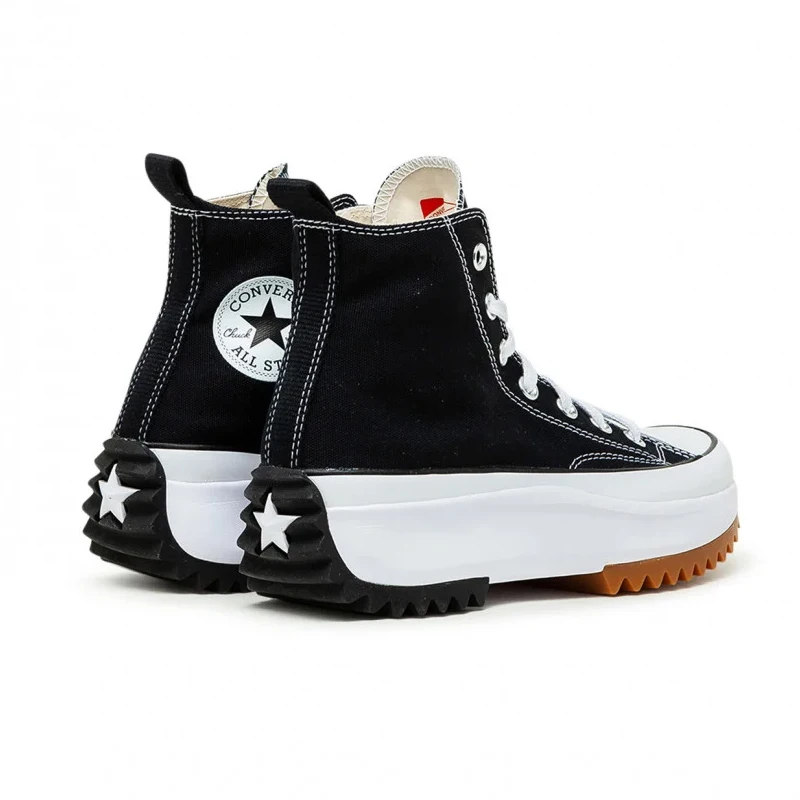 Кеды Converse Run для мужчин и женщин, Классические холщовые кроссовки на  высокой платформе, для скейтборда, черные, оригинал | АлиЭкспресс