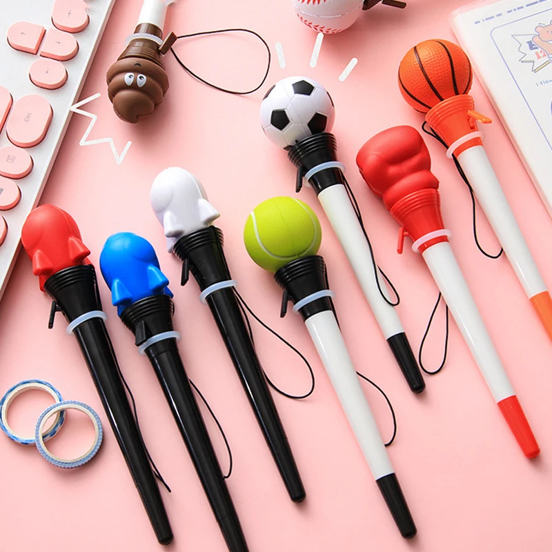 

Souptoys Decompression Bounce Neutral Pen 0.5mm Bullet Tip Black Ink School School Accessories Kawaii School Supplies