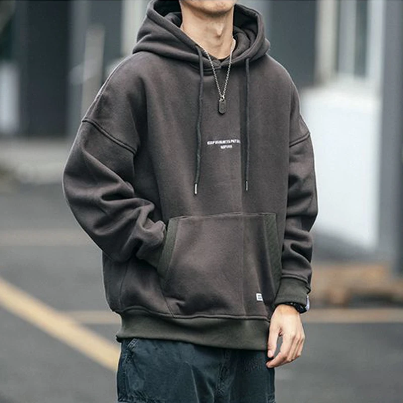 American Retro Hooded Sweater For Men's 2023 New Spring And Autumn Season Thin And Loose Fitting Trend Versatile Casual Coat