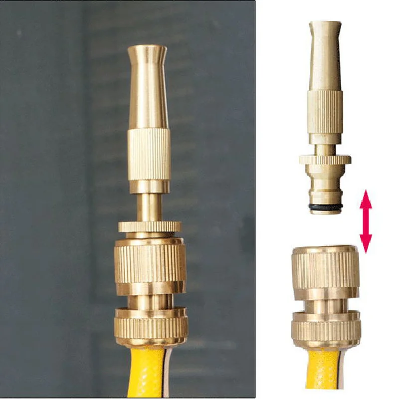 

Hochdruck Düse Schnuller Wasser Pistole Zubehör für Garten Auto Waschen Universal Wasser Pistole Spray Nippel Kupfer Stecker