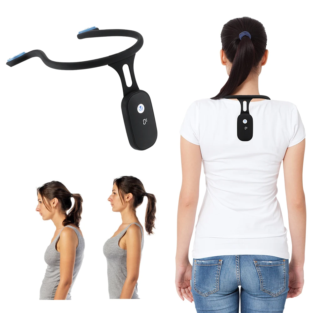 

Smart Posture Corrector Device Posture Training Realtime Scientific Back Posture Correct Neck Hump Corrector Vibration Reminder