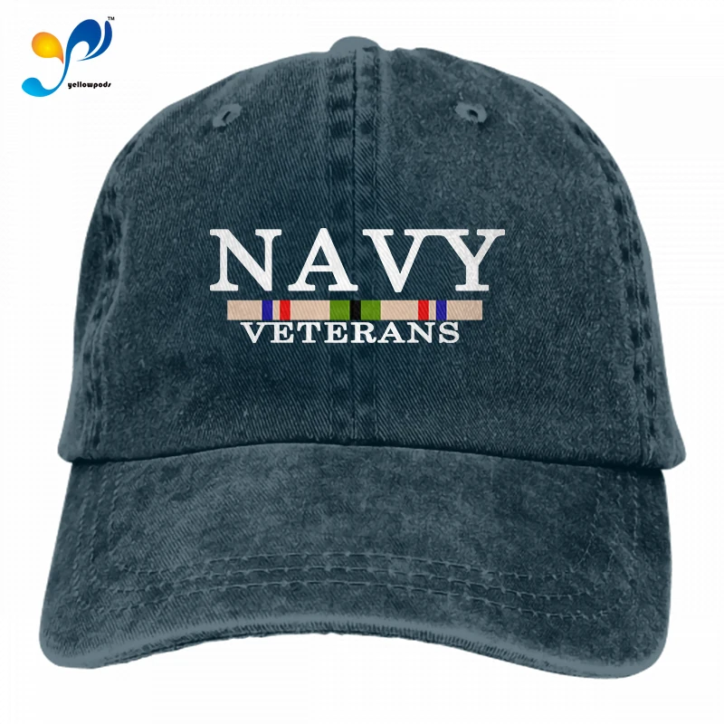 

Veterans Navy United States Sports Denim Cap Adjustable Unisex Plain Baseball Cowboy Snapback Hat Gorras De Béisbol