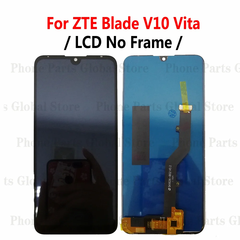 Для ZTE Blade V10 Дисплей Vita ЖК-дисплей с рамкой V8 V9 Экран Сенсорный дигитайзер Сенсор в