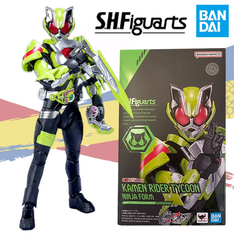 

Фигурка-ниндзя Bandai, фигурка S.H. Фигурка SHF Kamen Rider, фигурка из аниме, Готовая модель, игрушка-робот, подарки