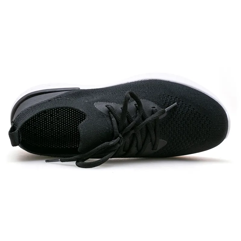 2023 Spring and Autumn Couples Breathable Lightweight Flying Woven Men's and Women's Socks Shoes Casual Sports Shoes Anti-slip a