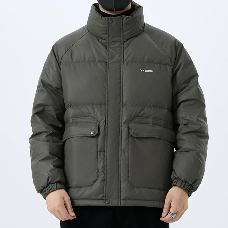 2024 осенне-зимняя утолщенная новая теплая и водонепроницаемая трендовая короткая