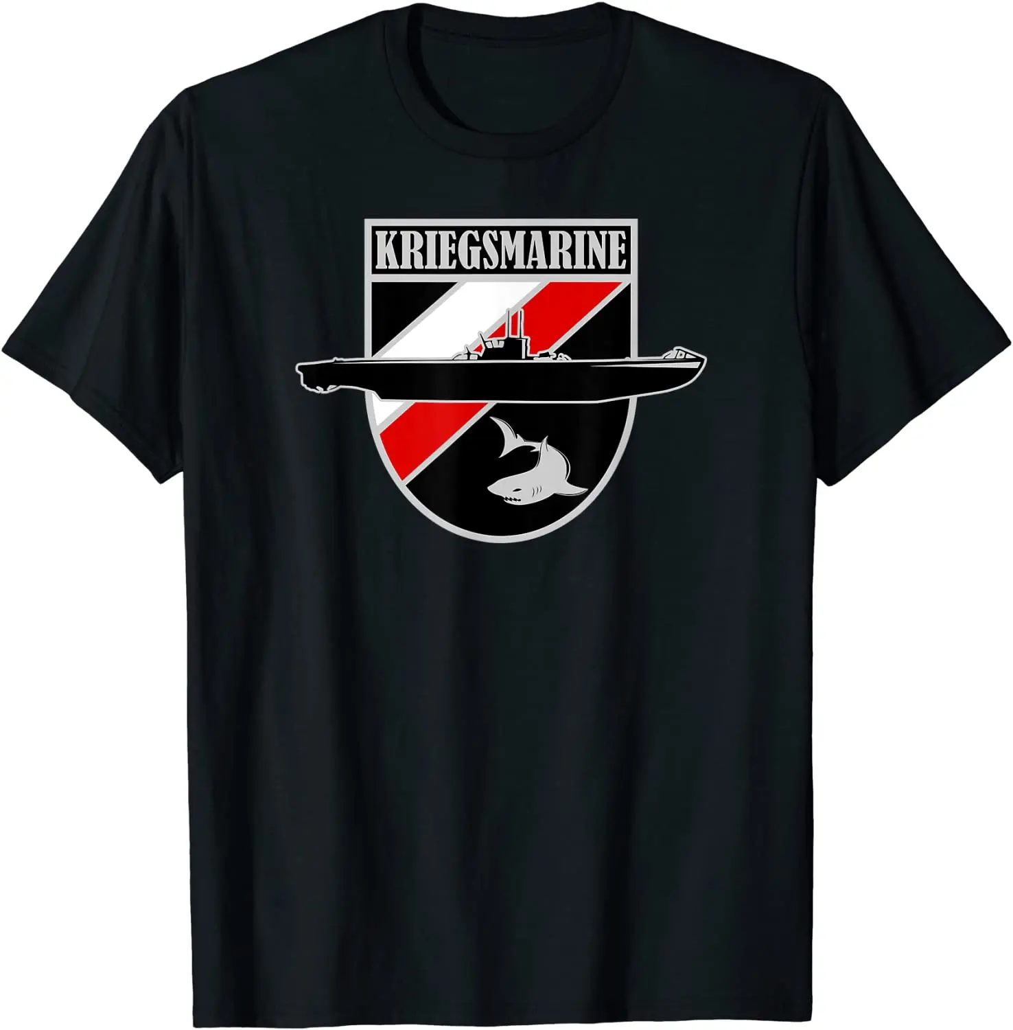 

WWII German Navy Kriegsmarine U-boat Submarine Graphic T-Shirt. Premium Cotton Short Sleeve O-Neck Mens T Shirt New S-3XL