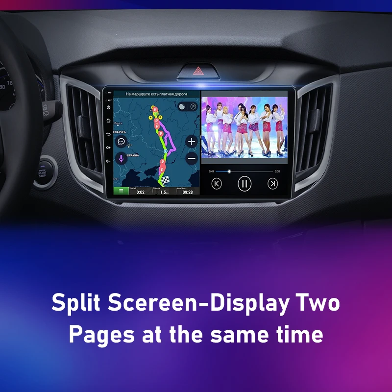 $84.62 Srnubi Android 11 Car Radio for Hyundai Creta Ix25 2016 2017 2018 2 Din Multimedia Player Navigation GPS Carplay Stereo DVD 2din