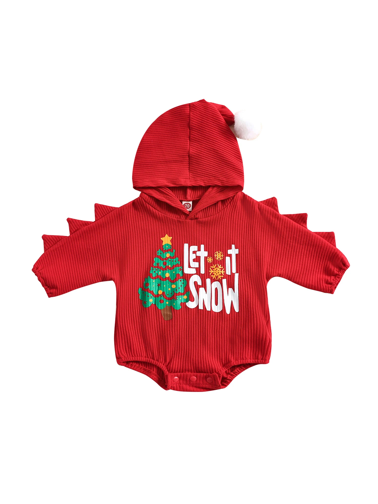 

Детский комбинезон в рубчик, с длинным рукавом и круглым вырезом