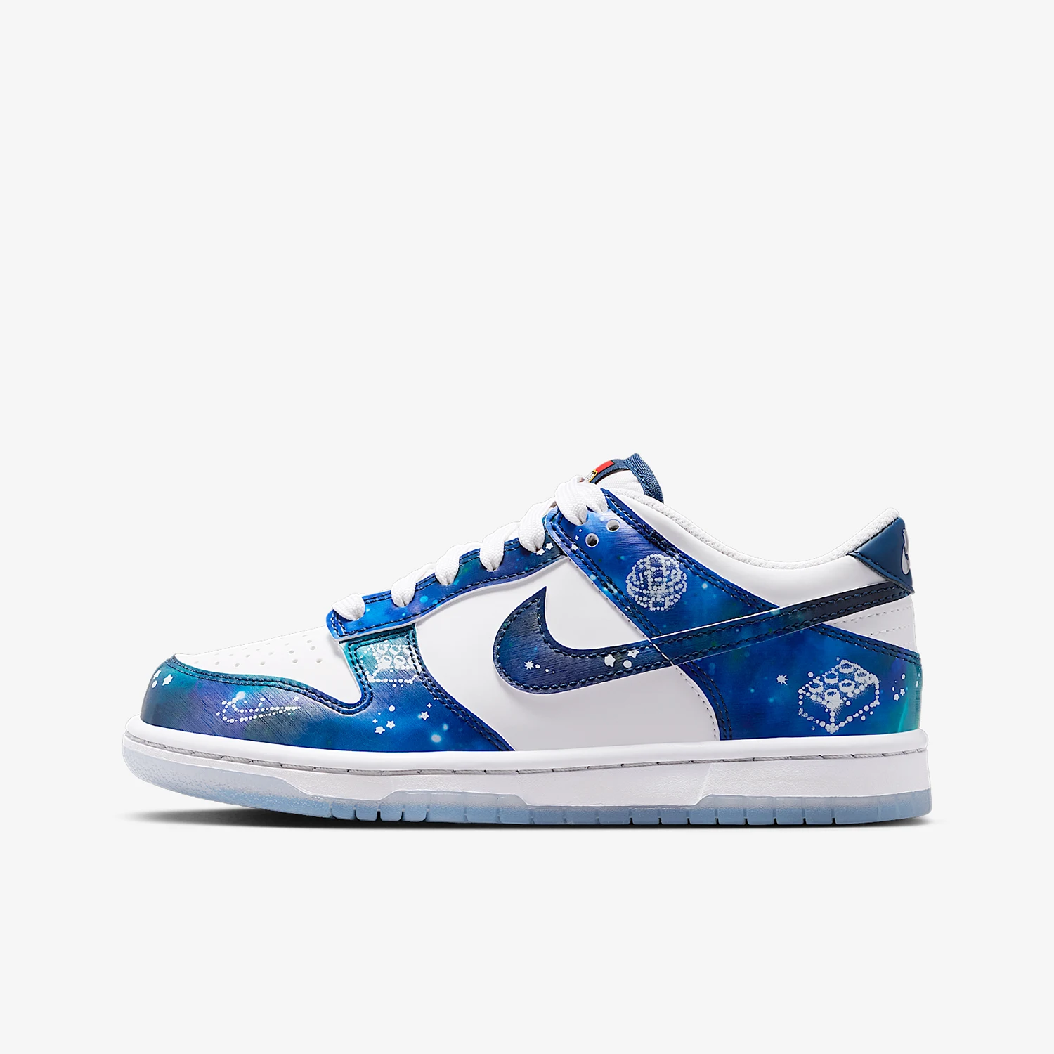 Фото Оригинальные легкие спортивные кроссовки Nike Dunk GS для женщин и детей на шнуровке с низким верхом IM1448-100 №2
