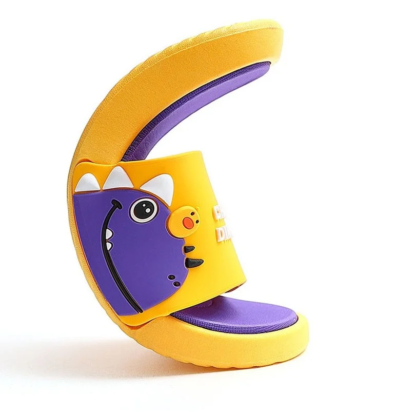 Home Funny Slippers Women Dinosaur Cloud Summer Beach Slides Indoor Soft Sole Sandals Men Male PVC Non Slip Ladies Shoes Female