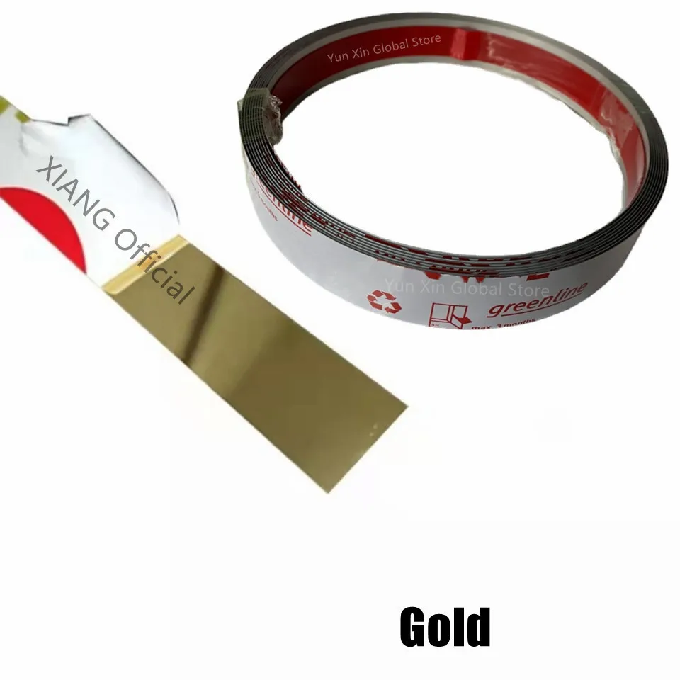 

Стикеры для стен 3M золотые металлические 3 метра