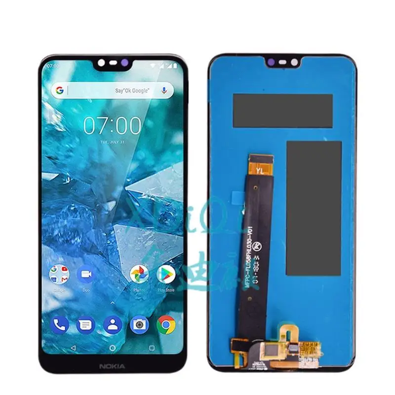 

Оригинальный ЖК-дисплей и сенсорный экран для Nokia X6, дигитайзер в сборе для Nokia 6,1 Plus, ЖК-дисплей X6, запчасти для ЖК-экрана телефона