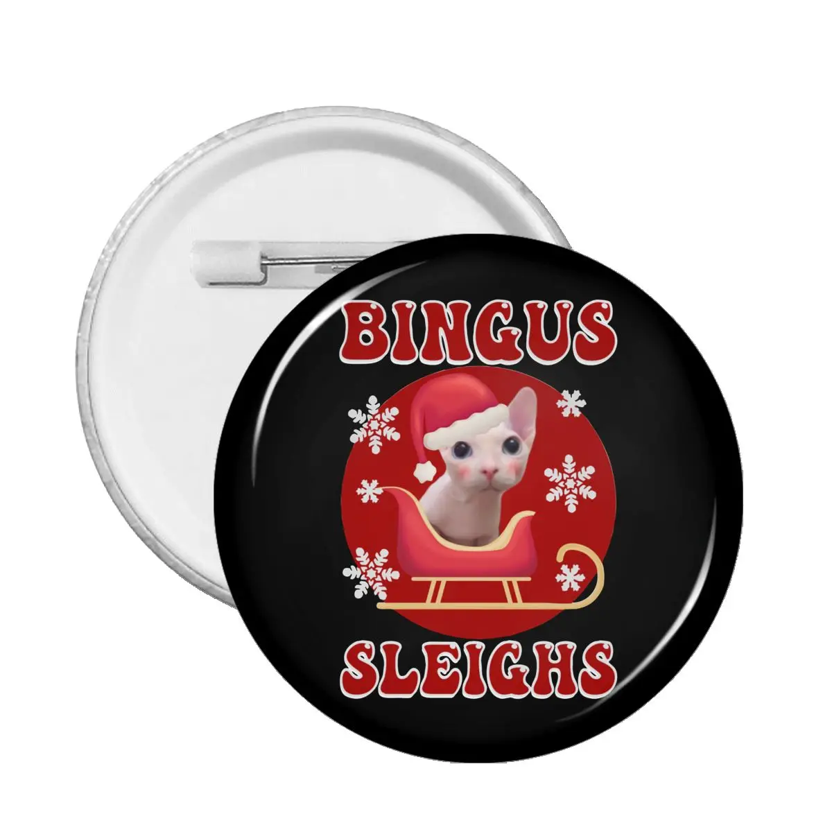 

Bingus рождественские забавные строительные булавки для сумки, Милая брошь из ПВХ, значок на воротник, аниме