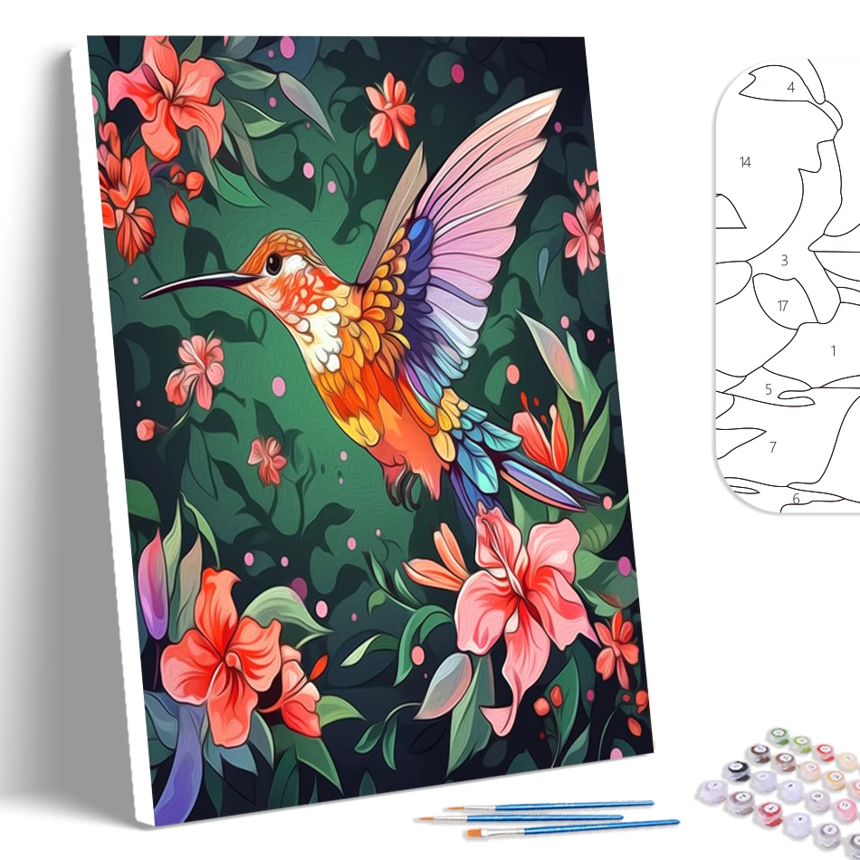 SDOYUNO-картина по номерам для взрослых новые цвета животных абстрактная раскраска