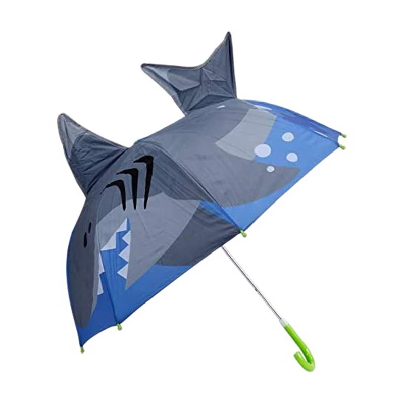 

Kids Umbrella For Boys Girls Rain Gear Parasol Children Umbrella Lovely 3D Animal Patterns Umbrellas For Age 3-7