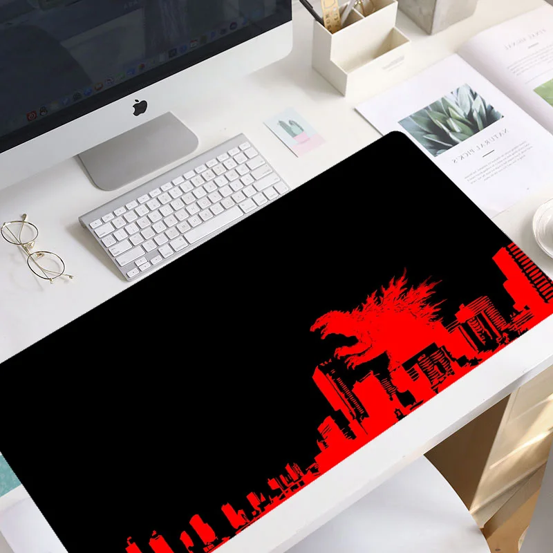 

Monster-Godzillas Computer Laptop Gamer Keyboard Mousepad Gaming Accessories Big 900x400 Deak Mat PC CS GO LOL Carpet Mouse Pad