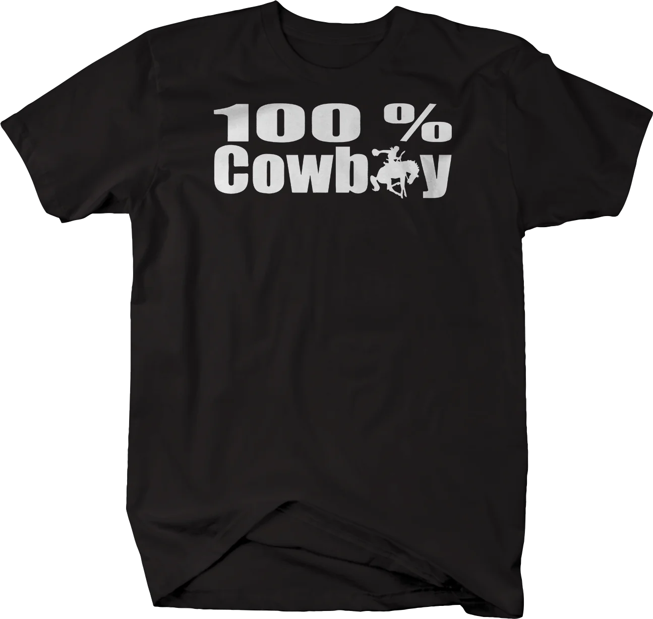 

100% Cowboy Southern Redneck Rodeo T-Shirt 100% Cotton O-Neck Summer Short Sleeve Casual Mens T-shirt Size S-3XL