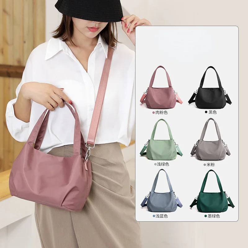 

Chikage Lulu Logo Simple Leisure Shoulder Bag Large Capacity Portable Short-haul Travel Bag Multi-function Commuter Handbag