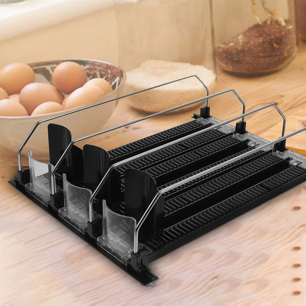 

Drink Pusher Beverage Organizer Fridge Vending Machine Glide Bottle Sliding Shelf Replenishment Mini Cooler