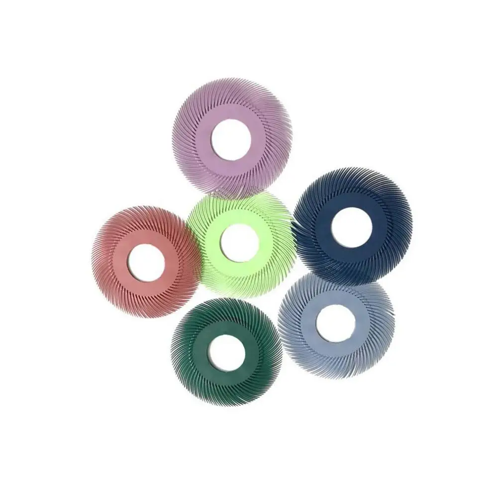 

10 шт. 6 дюймов Абразивные Инструменты, радиальная щетина, щетка с концентратором для полировки металла, верстак, шлифовальный станок, аксессуары, электроинструменты, зернистость 80-1000 #