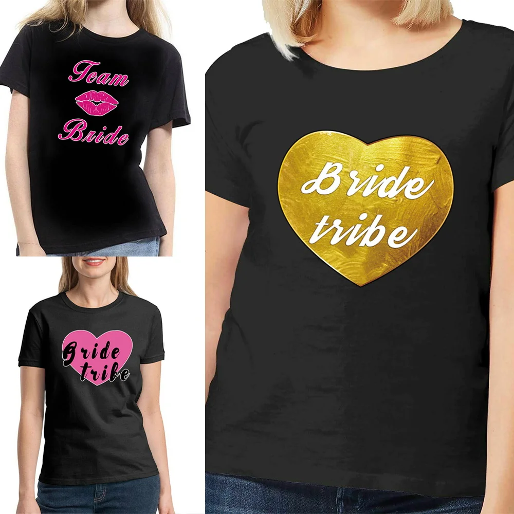 

Футболка с коротким рукавом и принтом невесты, летние новые модные футболки, универсальная одежда, Молодежный удобный пуловер с круглым выр...