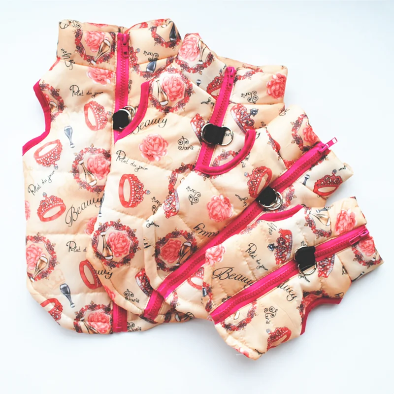 Новая Теплая одежда для домашних животных собак пальто куртка зимняя щенков