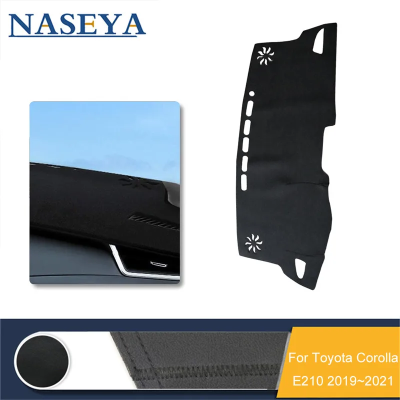 

LHD чехол для приборной панели автомобиля, задний коврик, противоскользящий солнцезащитный коврик, ковер, аксессуары для Toyota Corolla E210 2019 2020 2021