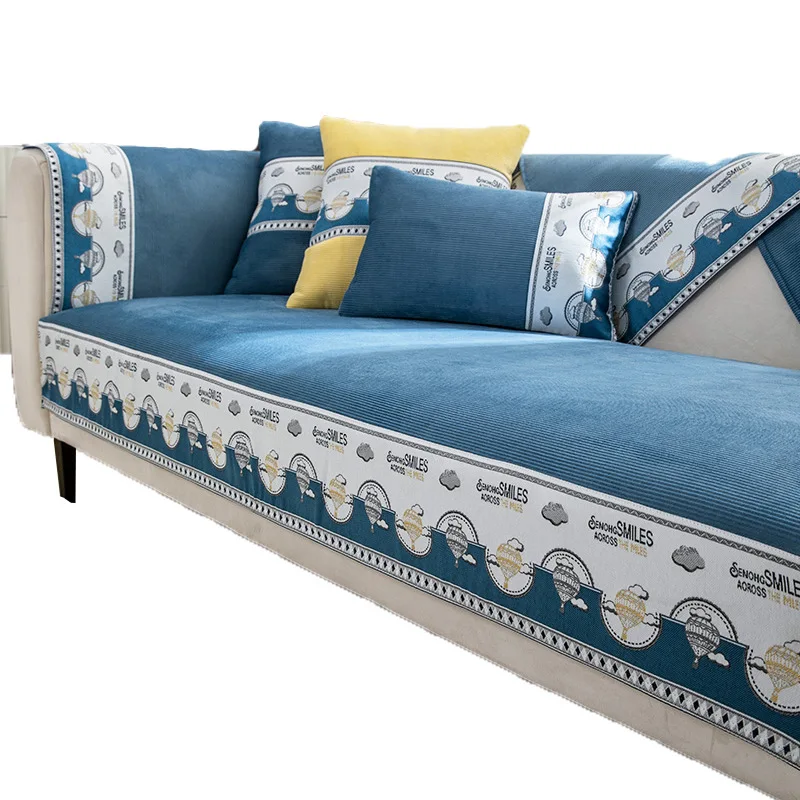 Новое роскошное жаккардовое покрывало для дивана чехол L-образной формы гостиной