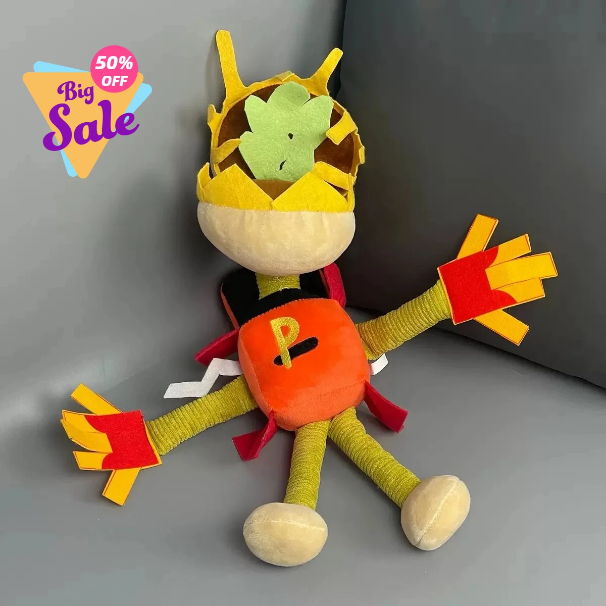 Фото Мягкая игрушка-робот Boxy Boo из игры POPPY PLAYTIME, красная, коллекционная, подарок на праздник №2