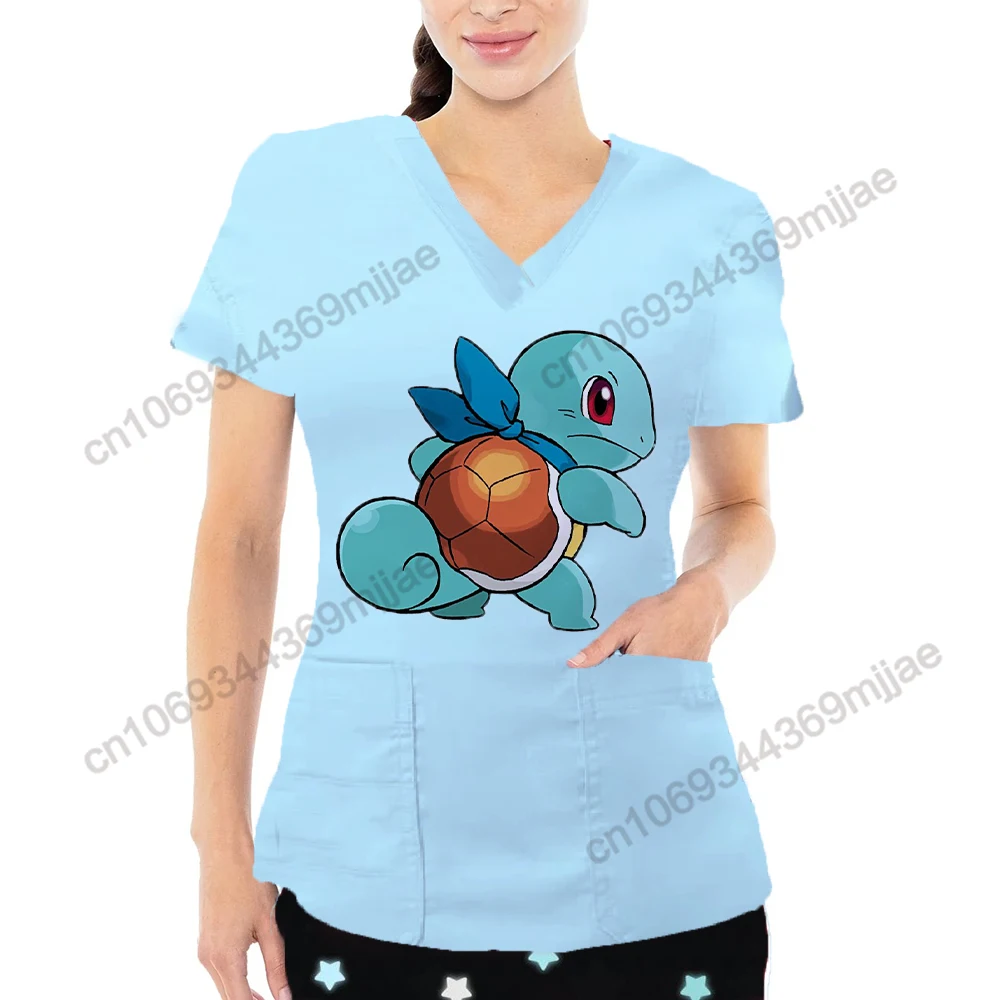 

V-neck Pocket Comfort Women T-shirts Woman Clothing Cute Tops for Women 2023 Women's T-shirt Korean Clothes Y2k One Pieces Kpop