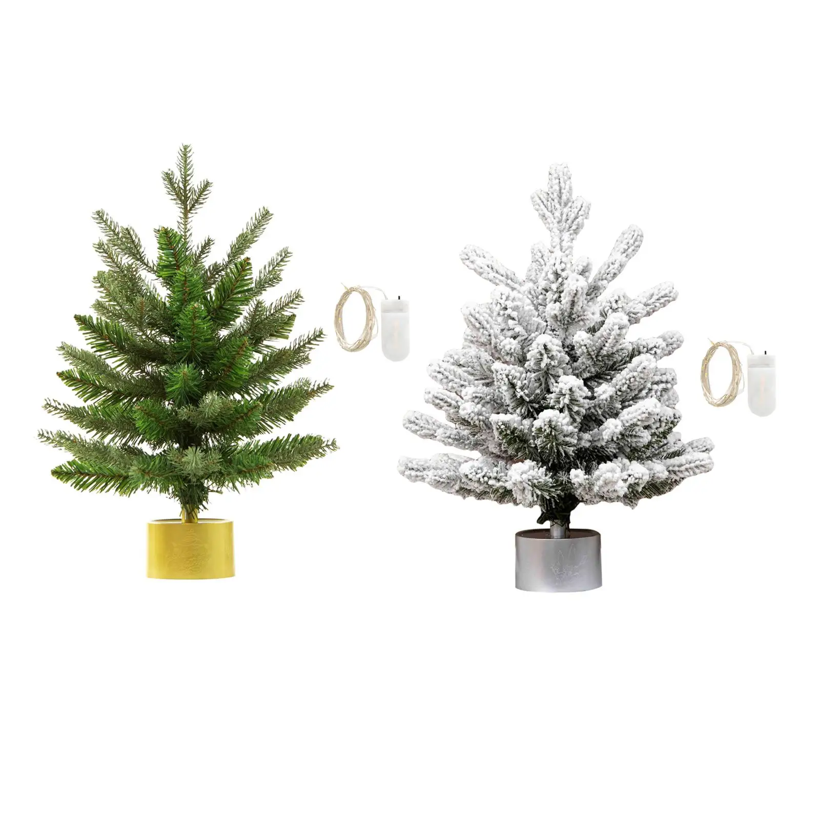 

Милая Мини Рождественская елка с огнями фигурка для свадебного офиса девушки