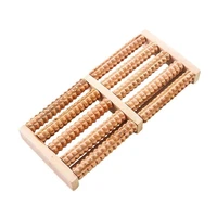 raw wooden foot roller wood care massage reflexology relax relief massager spa gift anti cellulite foot massager foot care