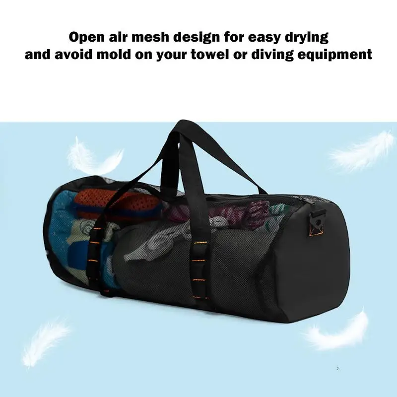 Сумка для снаряжения подводного плавания цилиндрическая спортивная сумка с